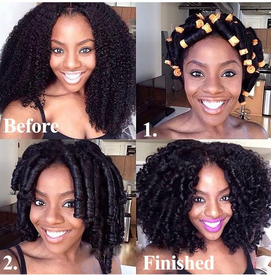 Butterbloom Wash Day Bundle 3 featuring hair care products arranged on a textured surface with soft natural lighting.