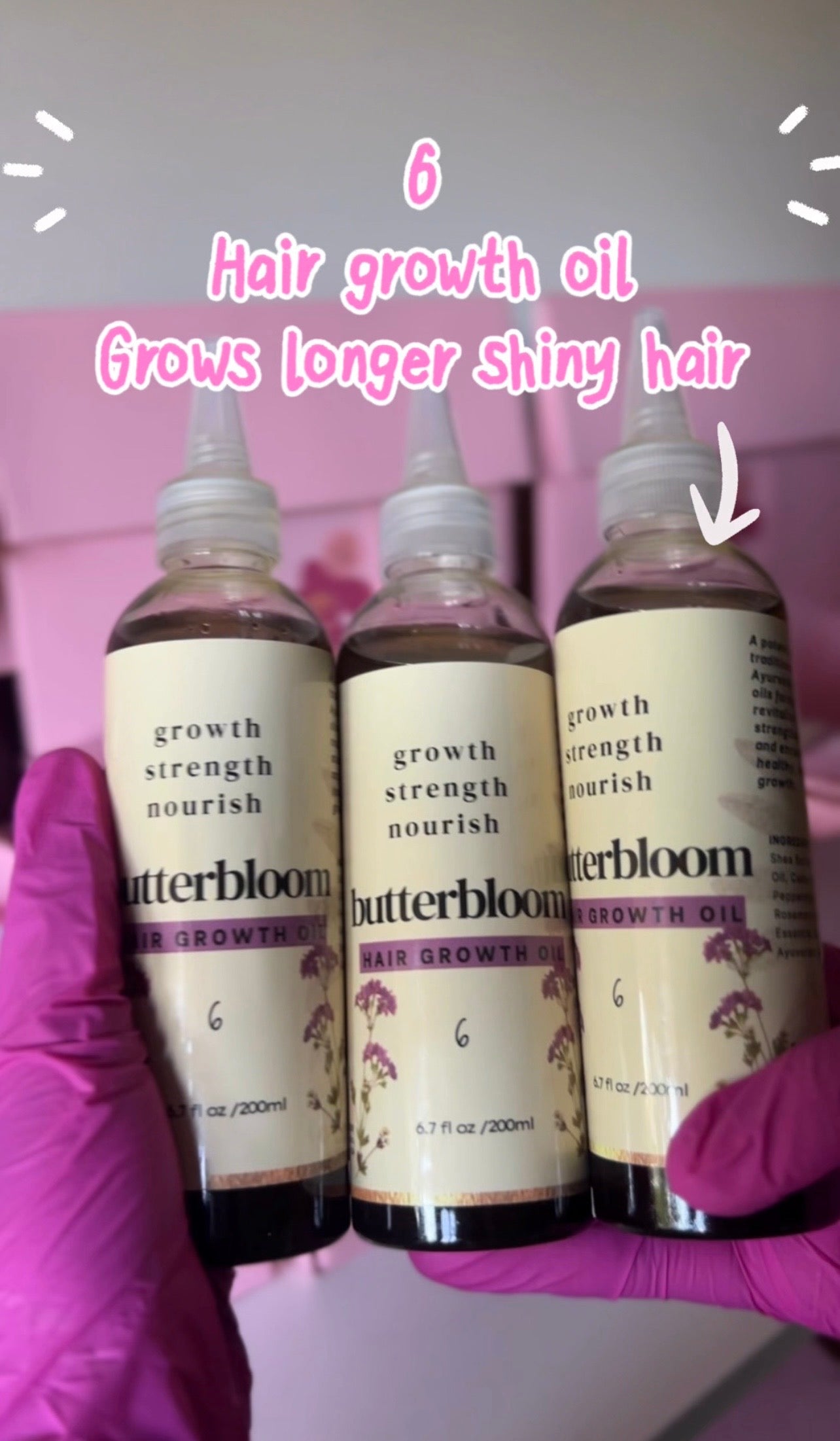 Hair Growth Oil Infused with 21 herbs