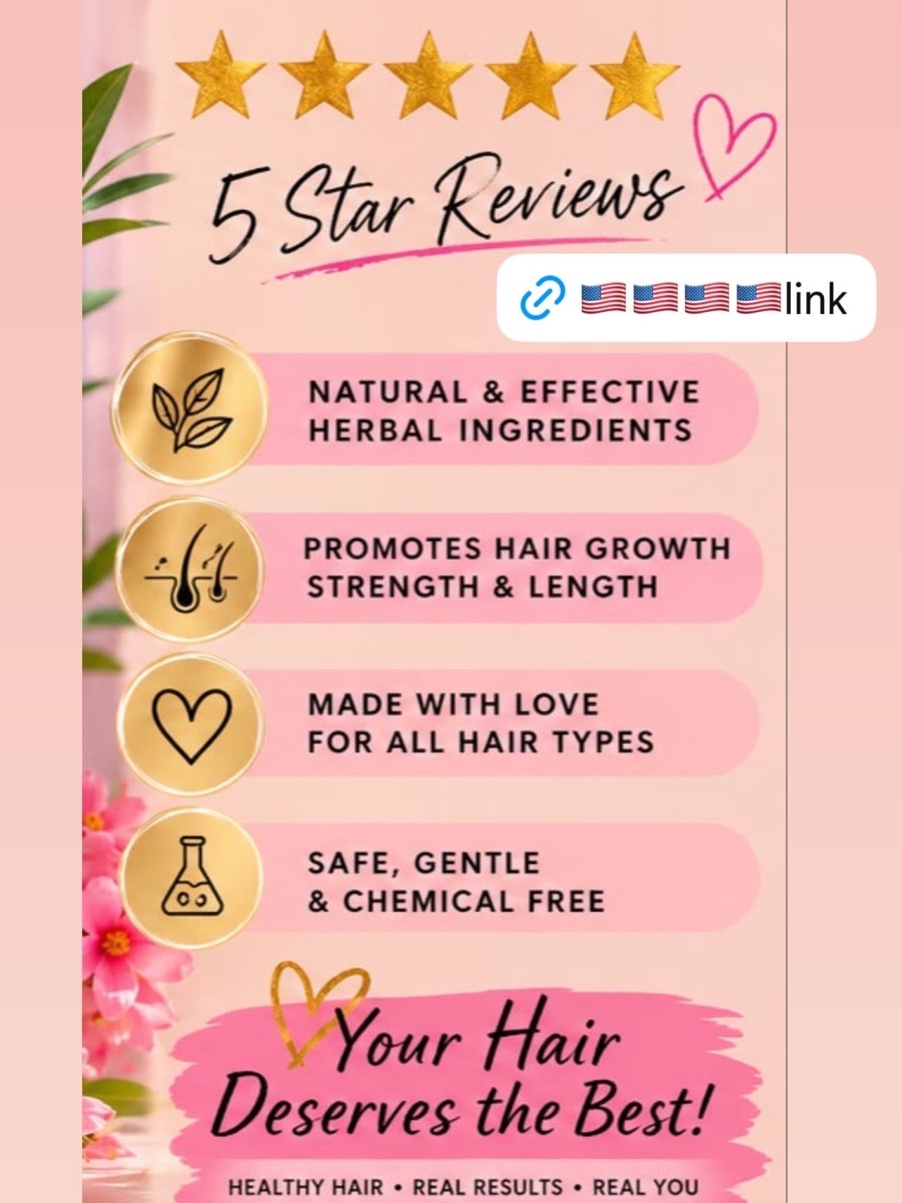 Hair Growth Bundle - Natural Hair Care Routine | Shea butter, Ricewater, African Black Soap Shampoo, Growth oil & Scalp Stimulator