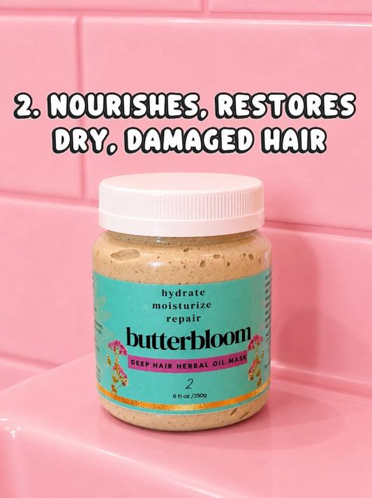 Deep hair herbal & oil mask 8oz