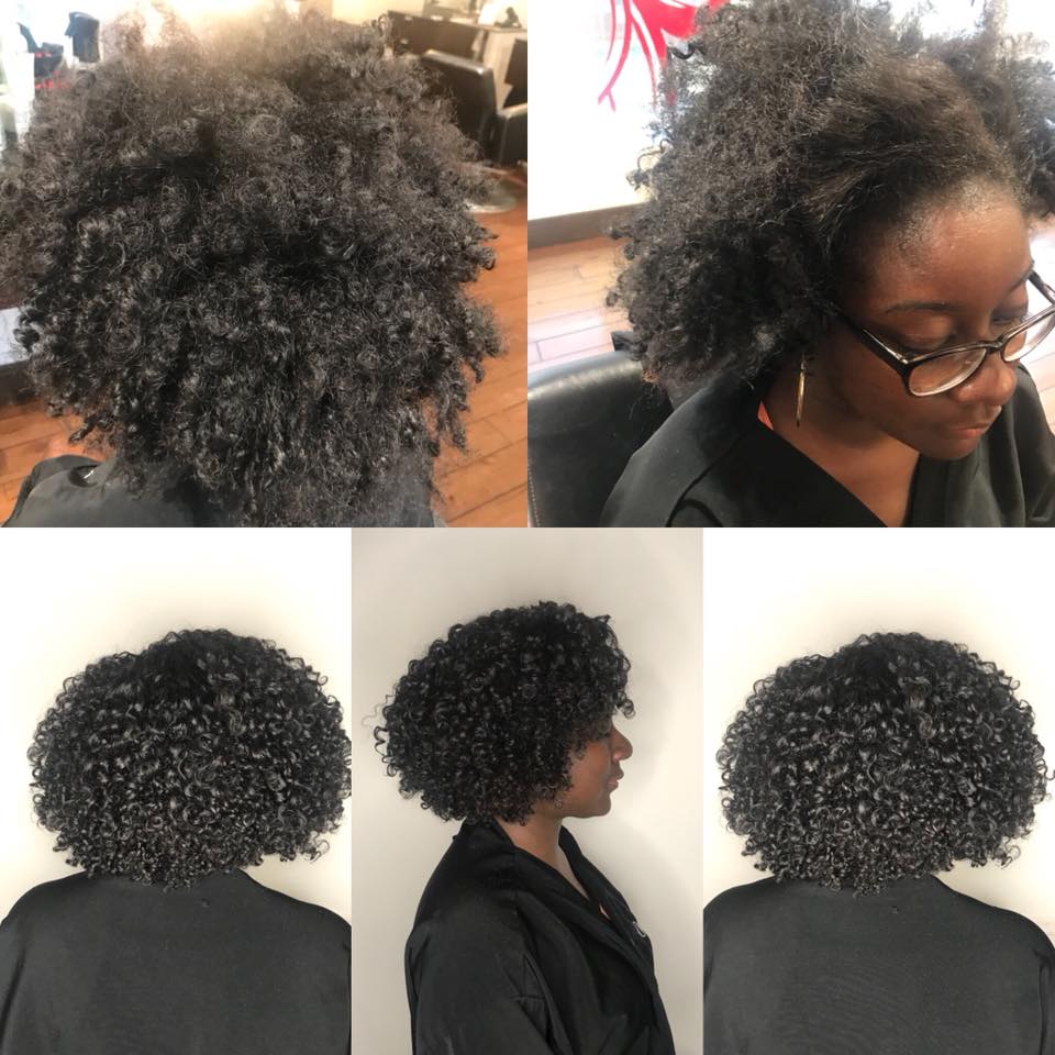 Deep herbal and oil hair mask in an 8oz jar by Butterbloom, showcasing the natural herbal blend for nourishing hair care.