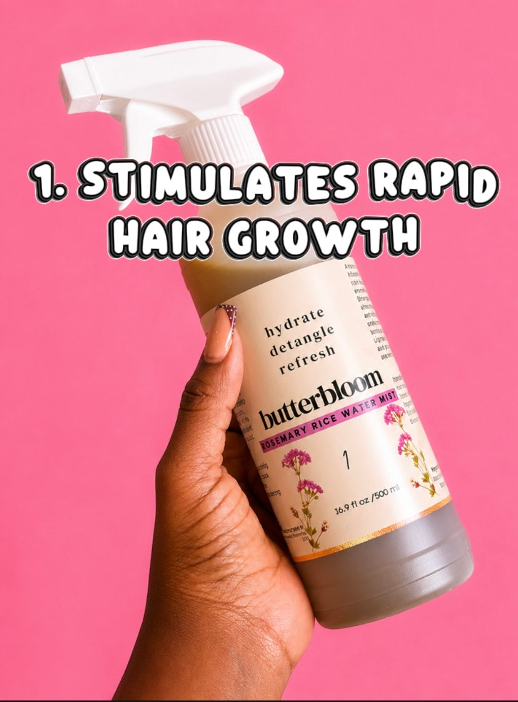 Rosemary Rice Water for Hair Growth -Handmade, Small-Batch Treatment