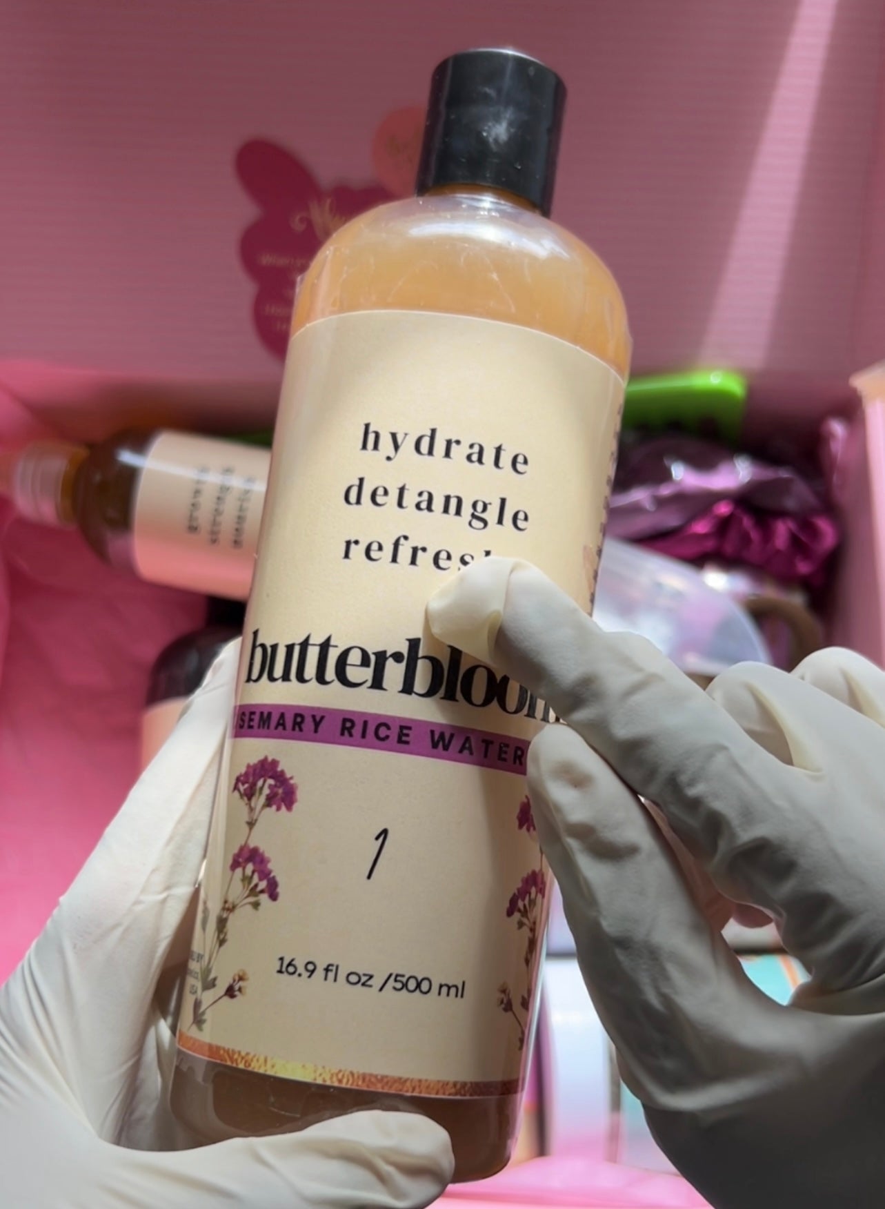 Rosemary Rice Water Hair Growth Spray - butterbloom 