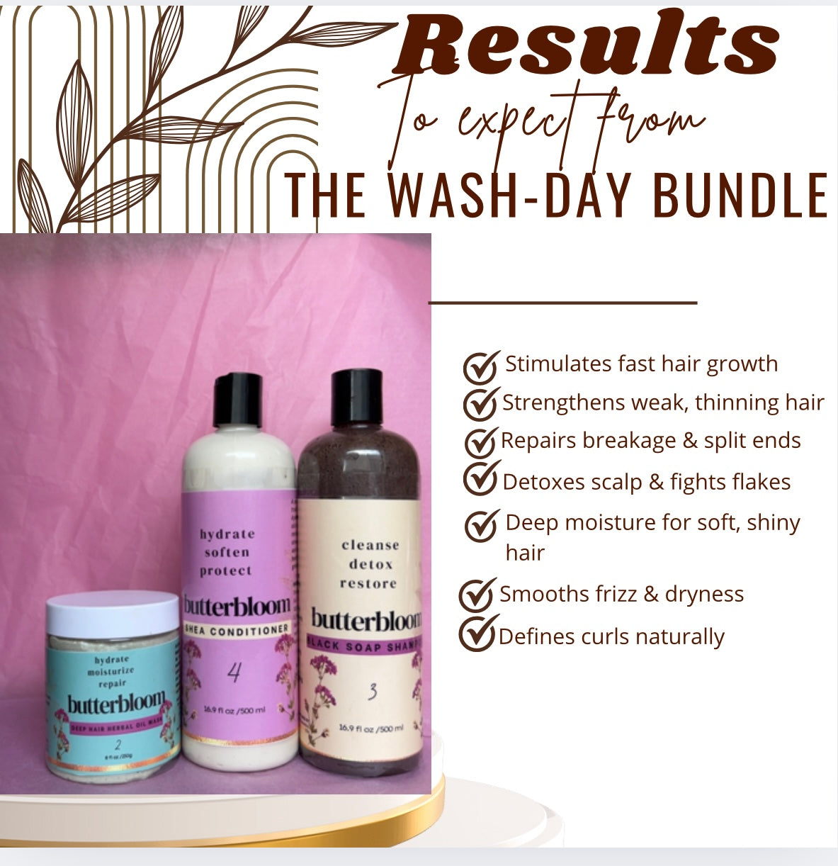 Wash day Bundle 3 - butterbloom 