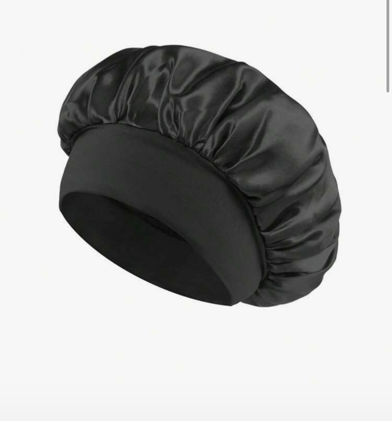 Butterbloom solid color satin bonnet, casual sleep cap with soft fabric, perfect for comfortable nighttime wear.