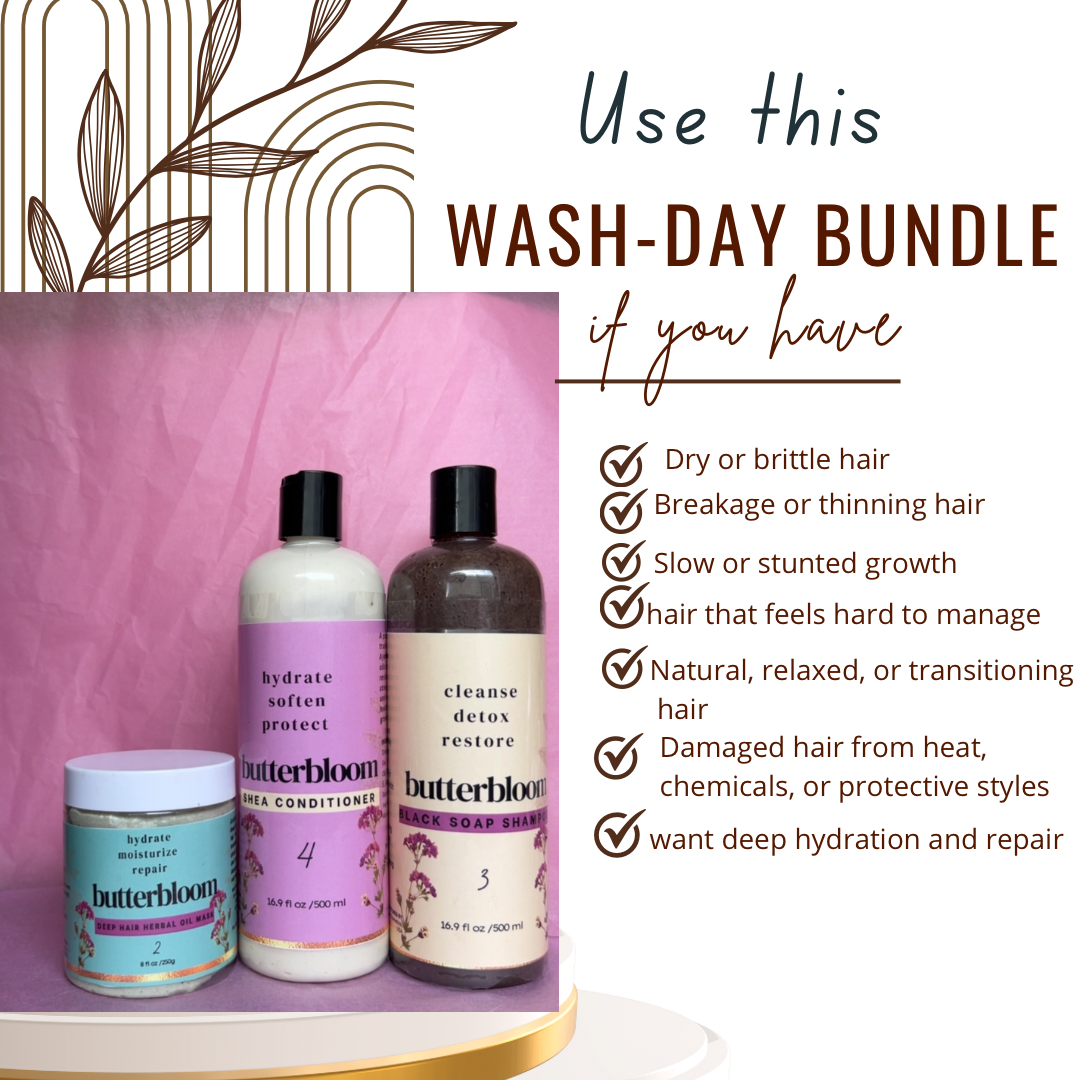 Wash day Bundle 3 - butterbloom 
