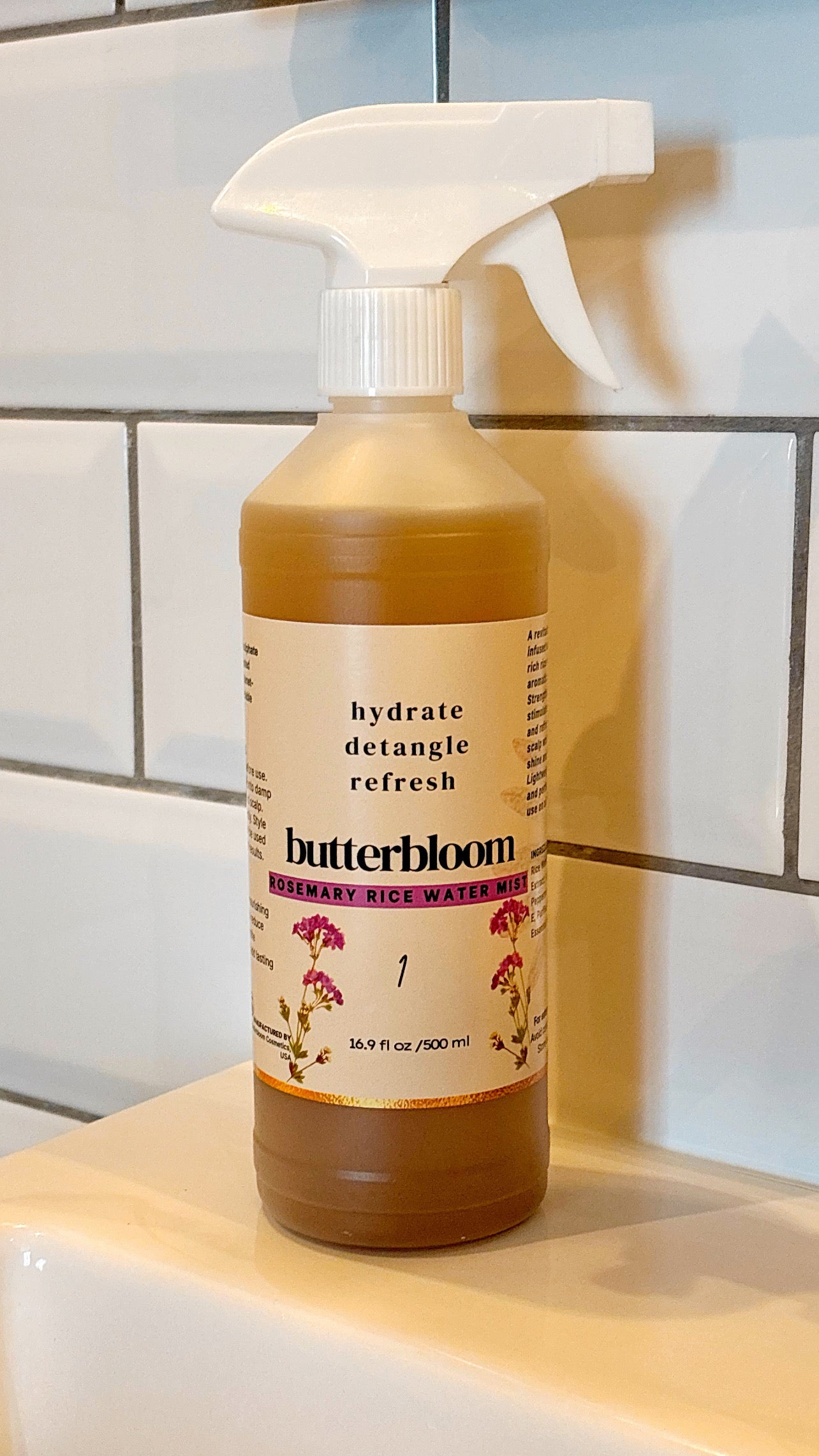Rosemary Rice Water for Hair Growth -Handmade, Small-Batch Treatment
